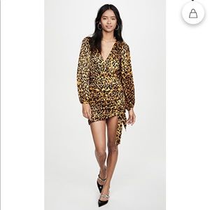 NWT Ronny Kobo Mini Leopard Dress